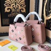 Louis Vuitton Taurillon Leather Capucines PM Pink M54311 VS05078