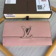 Louis Vuitton Taurillon Leather Capucines Wallet Magnolia M61471 VS06780