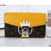 Louis Vuitton TRIBAL MASK CHAINE WALLET Monogram M60797 Yellow VS06212