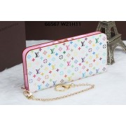 Louis Vuitton White Monogram Multicolore Insolite Wallet M66567 Pink VS01007