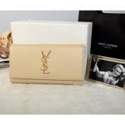 Luxury Yves Saint Laurent Classic Monogramme Clutch 311213A Apricot VS09886