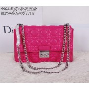 MISS DIOR D0903 Rosy Sheepskin Leather Shoulder Bag VS06261
