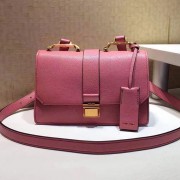 Miu Miu Goat Leather Shoulder Bag Rose 5BH609 VS01348