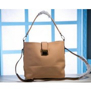 miu miu Madras Goat Leather Hobo Bag RR1918 Apricot VS05698