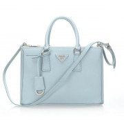 Prada 30cm Saffiano Leather Tote Bag BN1801 Light Blue VS03037