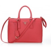 Prada 30cm Saffiano Leather Tote Bag BN1801 Red VS09703