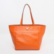 Prada Daino Small Shopper Tote Bag BR5090 in Brown Original Calfskin Leather XZ VS00133