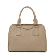Prada Import Original Burnished Leather Tote Handbag BN2205 in Apricot XZ VS03915