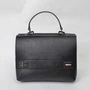Prada Lux Double Satchel Bag BN2790 in Black Original Saffiano Leather XZ VS04511