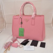 Prada Mingdu 2274 Saffiano Leather Handbag in Pink VS00964