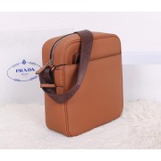 Prada Original Grainy Leather Messenger Bag VS0510 Wheat VS07945