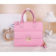 Prada Original Grainy Leather Tote Bag BN9055 Pink VS04937