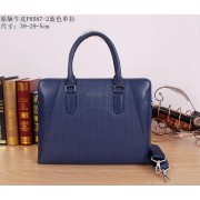 Prada Original Leather Briefcase P285872 Royal VS08840