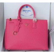 Prada Saffiano Calfskin Leather Tote Bag PBN1786 Rose VS06992