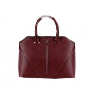 Prada Saffiano Leather Tote Bag BL3988 Burgundy VS09218