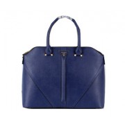 Prada Saffiano Leather Tote Bag BL3988 Royal VS03130