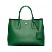 Prada Saffiano Leather Tote Bag BN2756 Green VS04231