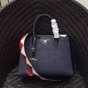 Prada Small Paradigme Saffiano Leather Bag Blue 1BA103 VS08014