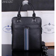 Prada Smooth Leather Tote Bag M38422 Black VS00211