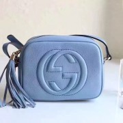 Replica AAAAA Gucci Soho Leather Disco Bag Blue 308364 VS04509