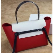 Replica Celine Belt Bag Original Leather CLT98312M Red&White&Black VS03424