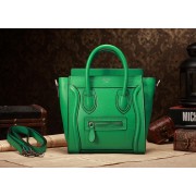 Replica Celine Nao Luggage 3309 in Green Clemence Leather VS07357