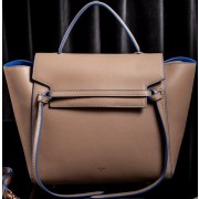 Replica Celine Small Belt Bag Original Leather CLT3346S Khaki&Blue VS08948