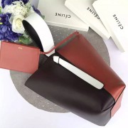 Replica Celine Small Twisted Cabas in Blue and Green Shiny Smooth Calfskin C072068 VS08703