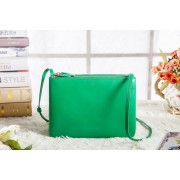 Replica Celine Trio Crossbody Messenger Bag 3000 in Green Original Calfskin Leather VS08523