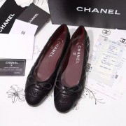 Replica Chanel Black Lambskin Ballet Red Insole CH1640 VS03786