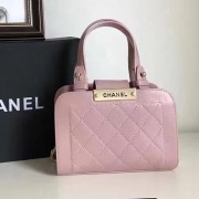 Replica Cheap Chanel Small Label Click Shopping Bag Pink A93731 VS09584