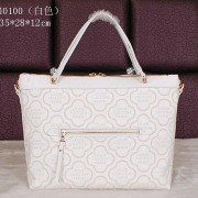 Replica Cheap Louis Vuitton Calfskin Leather Bastille MM Tote Bags M40100 White VS01017