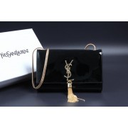 Replica Cheap YSL Monogramme Cross-body Shoulder Bag Patent Leather Y311218 Black VS00825