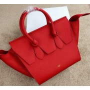 Replica Designer Celine Tie Nano Top Handle Bag Grain Leather 98313 Red VS03885