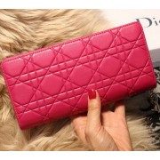 Replica Dior Escapade Wallet in Sheepskin Leahter D1875 Rose VS06021