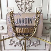 Replica Dior J'adior Flap Bag Pink with Flower Print D240607 VS05455