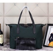 Replica Givenchy Large Shopper Bag Canvas G33644 Green VS01269