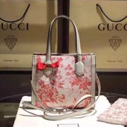 Replica Gucci Arabesque Canvas Tote Bag Red 443089 VS01477