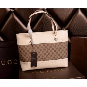 Replica Gucci Laidback Crafty Canvas Tote Bags 339000 OffWhite VS00060