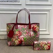 Replica Gucci Reversible GG Leather Tote Bags 368568 Geranium Red VS05353
