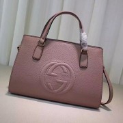 Replica Gucci Soho Leather Top Handle Bag Off-white 431571 VS05385