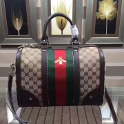 Replica Gucci Vintage Web Embroidered Bag Coffee 406868 VS04933