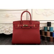 Replica Hermes Birkin 35CM 30CM Tote Bag Original Leather HB35O Burgundy VS07975