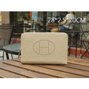 Replica Hermes Original Grainy Leather Clutch H8026 Grey VS05426