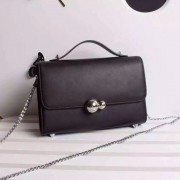 Replica Hot Dior Tribale Promenade Pouch Bag Black with Top Handle D668 VS07130
