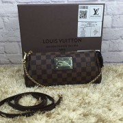Replica Louis Vuitton Damier Ebene Canvas Eva Clutch N55214 VS05407