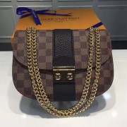 Replica Louis Vuitton Damier Ebene Canvas Wight Noir N64418 VS09546
