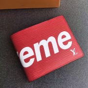 Replica Louis Vuitton Epi Leather Supreme X Multiple Wallet Red M60662 VS02952