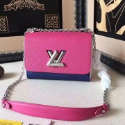 Replica Louis Vuitton Epi Leather Twist MM Rose and Blue M50280 VS01661