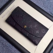 Replica Louis Vuitton Monogram Empreinte Emilie Wallet Noir M62369 VS06944